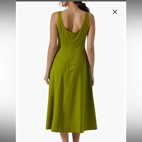ASTR Square Neck Midi Dress - L - Picture 4 of 4